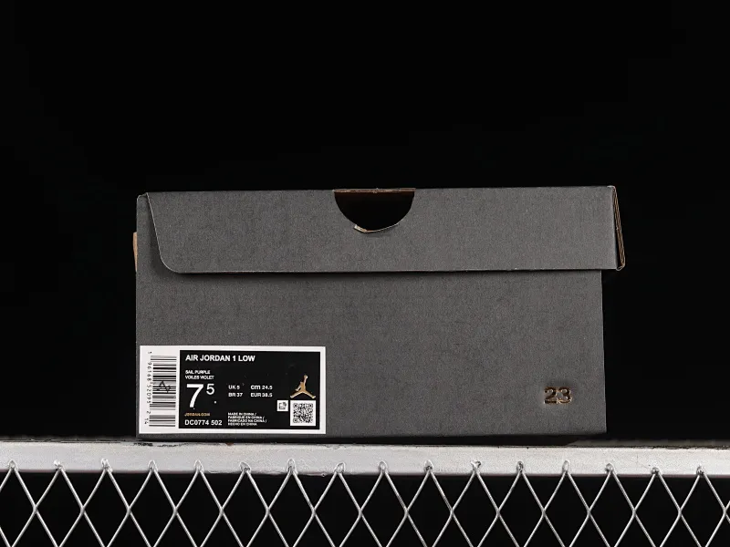 All categories Air Jordan Jordan series basketball shoes Air Jordan 1 Low Z version Air Jordan 1 Low AJ1 Joe 1 white and purple cultural low-top casual sneakers DC0774-502